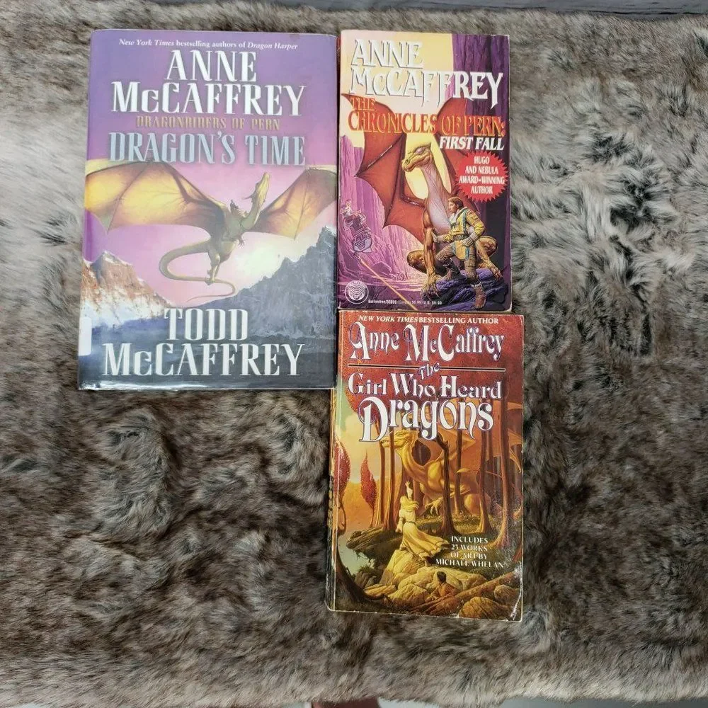 Anne McCaffrey  Dragonriders of Pern Dragons Time First Fall‎ Lot Paperback Book